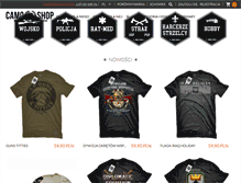 Tablet Screenshot of camoshop.pl
